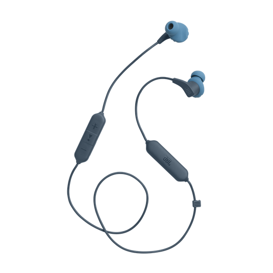 JBL Endurance Run 2 Wireless - Blue - Waterproof Wireless In-Ear Sport Headphones - Detailshot 4 image number null